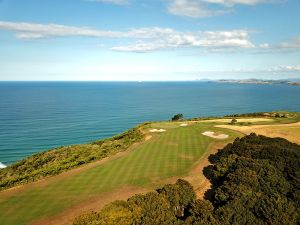 Kauri Cliffs 15th Aerial Fairway